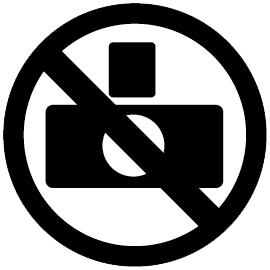 Image for no recording is prohibited